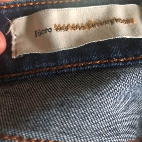 Anthropologie Pilcro And The Letterpress Cropped Jean Sz 31 High Waist Casual - Picture 4 of 5